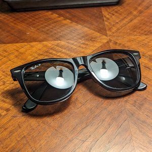 Ray-Ban Original Wayfarer Classic polarized, black frame green lens, szXXL 54-18